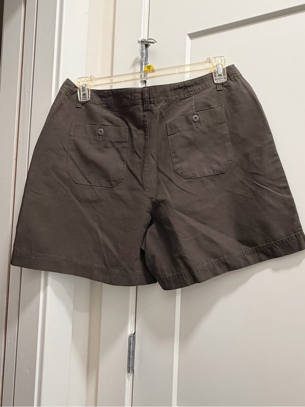 Classic Women's Cotton Shorts in Olive Green